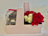 Hunky Cupcake & 18 Roses